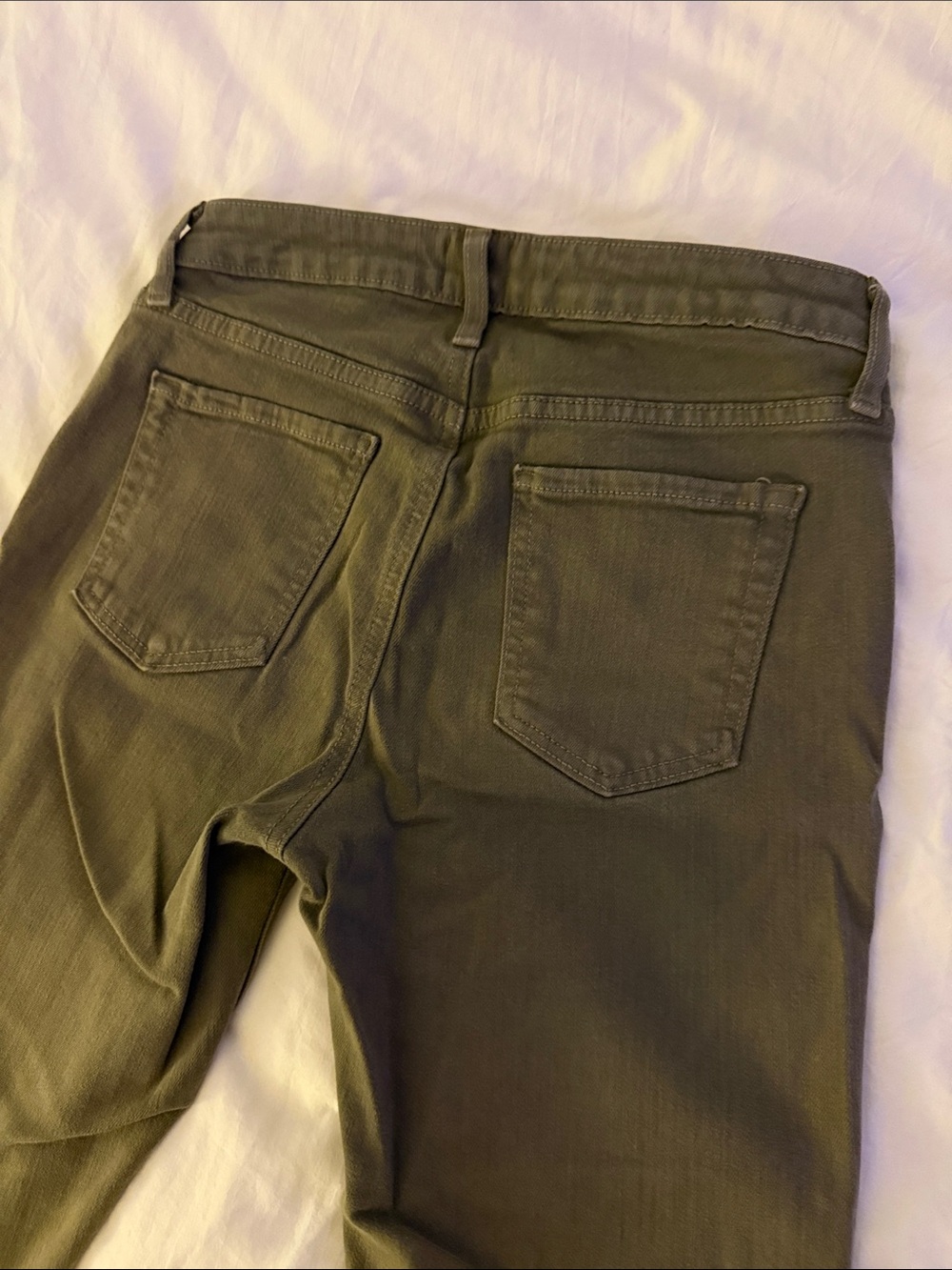 Just Black Olive Green High-Rise Skinny Jeans - Picture 8 of 8